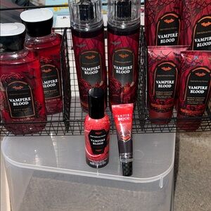 10 pieces- Bath & Body Works Vampire Blood Collection.